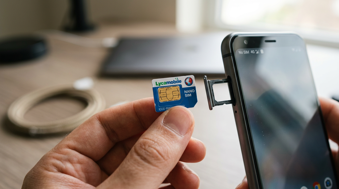 Carte SIM Lycamobile opérateur virtuel MVNO