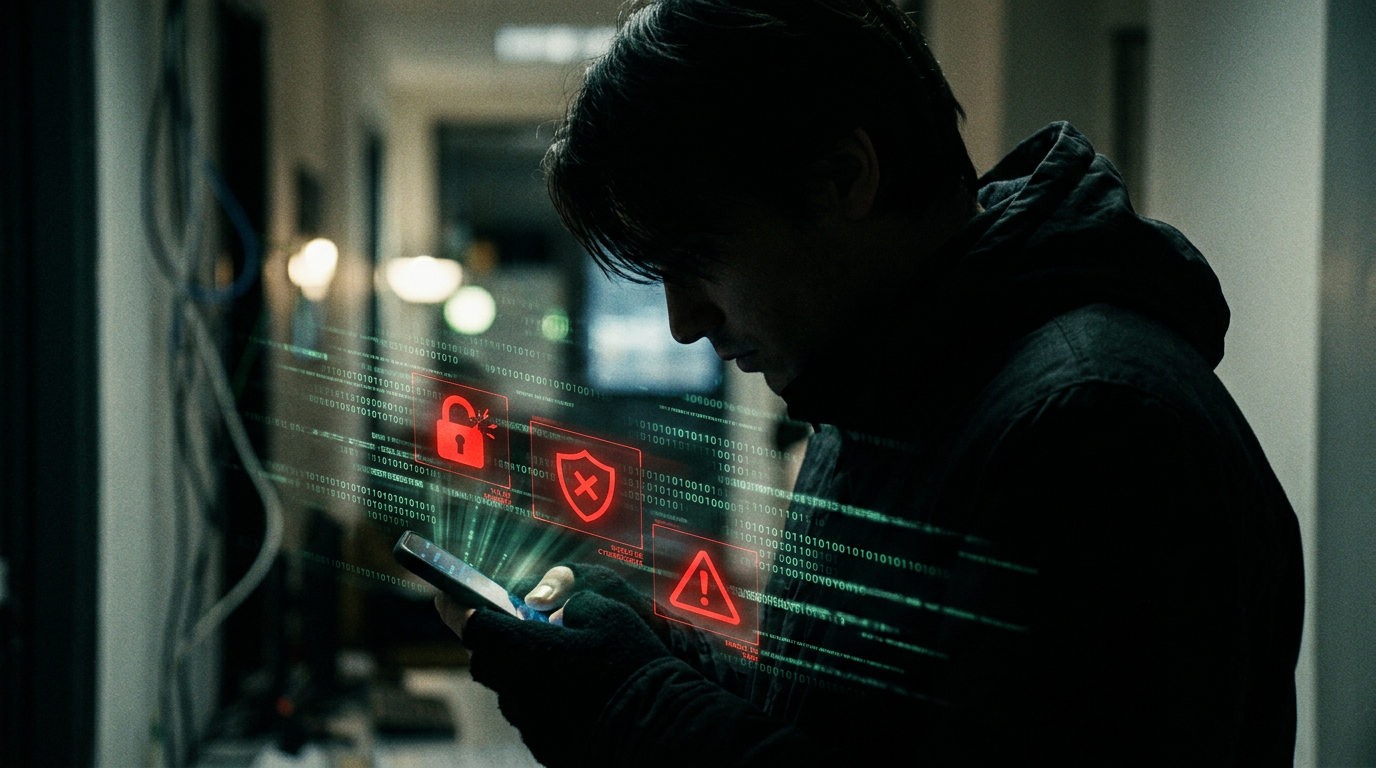 Illustration danger vishing et vol de données bancaires par téléphone