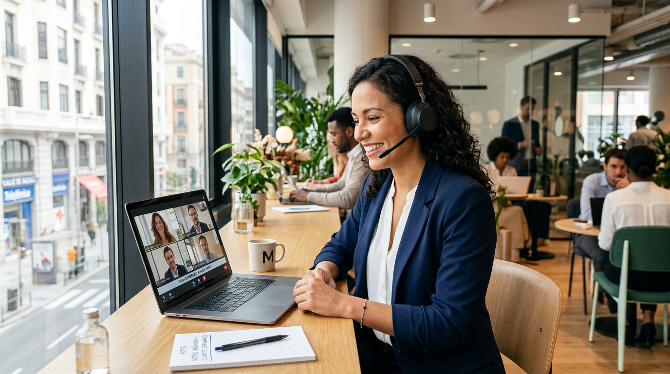Professionnel en communication internationale sécurisée