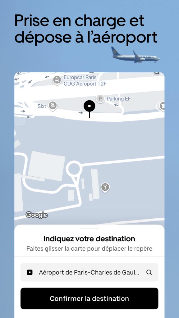 Uber – VTC rapide et facile