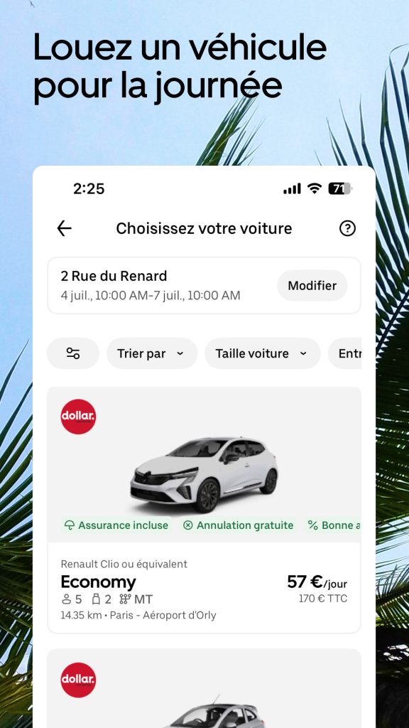 Uber – VTC rapide et facile