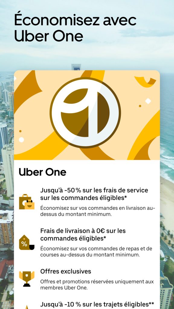 Uber – VTC rapide et facile