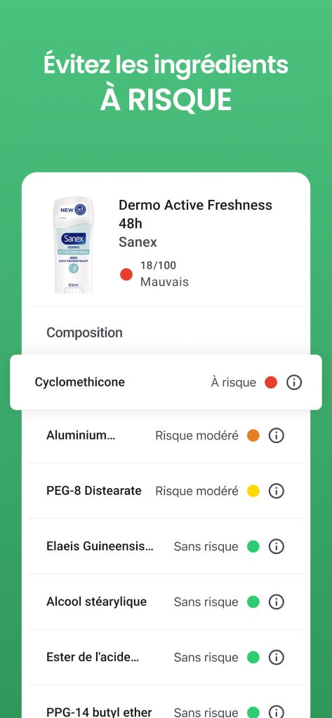 Yuka – Scan de produits