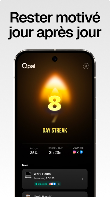 Opal – Limite de temps d’écran