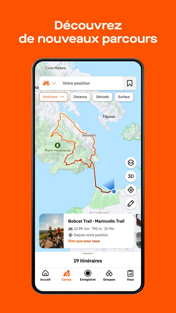 Strava : course, vélo, rando